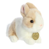 Aurora Adorable Miyoni Tots Baby Bunny Stuffed Animal - Lifelike Detail - Cherished Companionship - Ginger And White 7.5 Inches