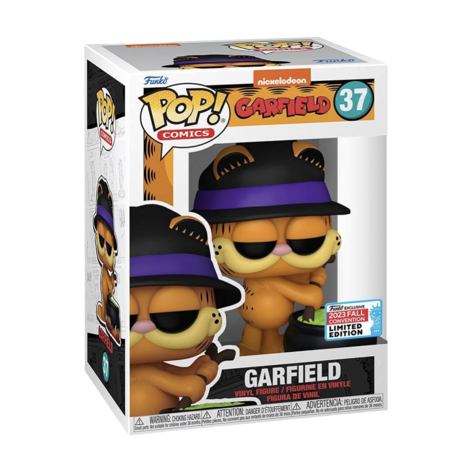 Funko Pop! Nickelodeon Garfield #37 - NYCC 2023 Shared Exclusive Collectible Figure