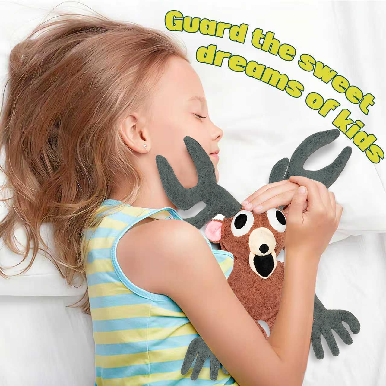HGDFEOC 99 Nights in The Forest Plush Toy - 14.5 Inch Soft Deer Stuffed Animal Monster Collectible Gift for Halloween Christmas & Birthday for Boys and Girls (Deer)
