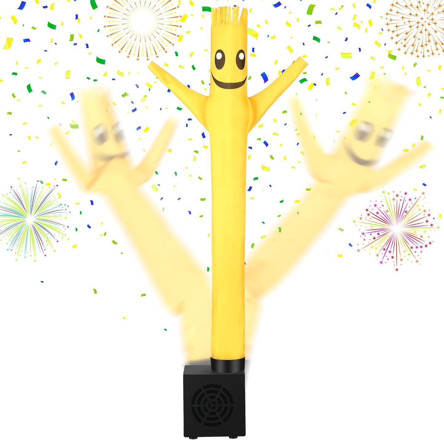 Poen Wacky Waving Inflatable Tube Guy For Kids Gag Gift Mini Inflatable Tube Man With Blower Birthday Desktop Office Pranks Danc