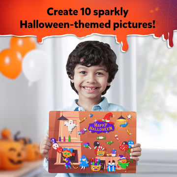 Skillmatics Foil Fun - Halloween, No Mess Art for Kids, Craft Kits, DIY Creative Party Activity, Trick or Treat, Gifts for Girls