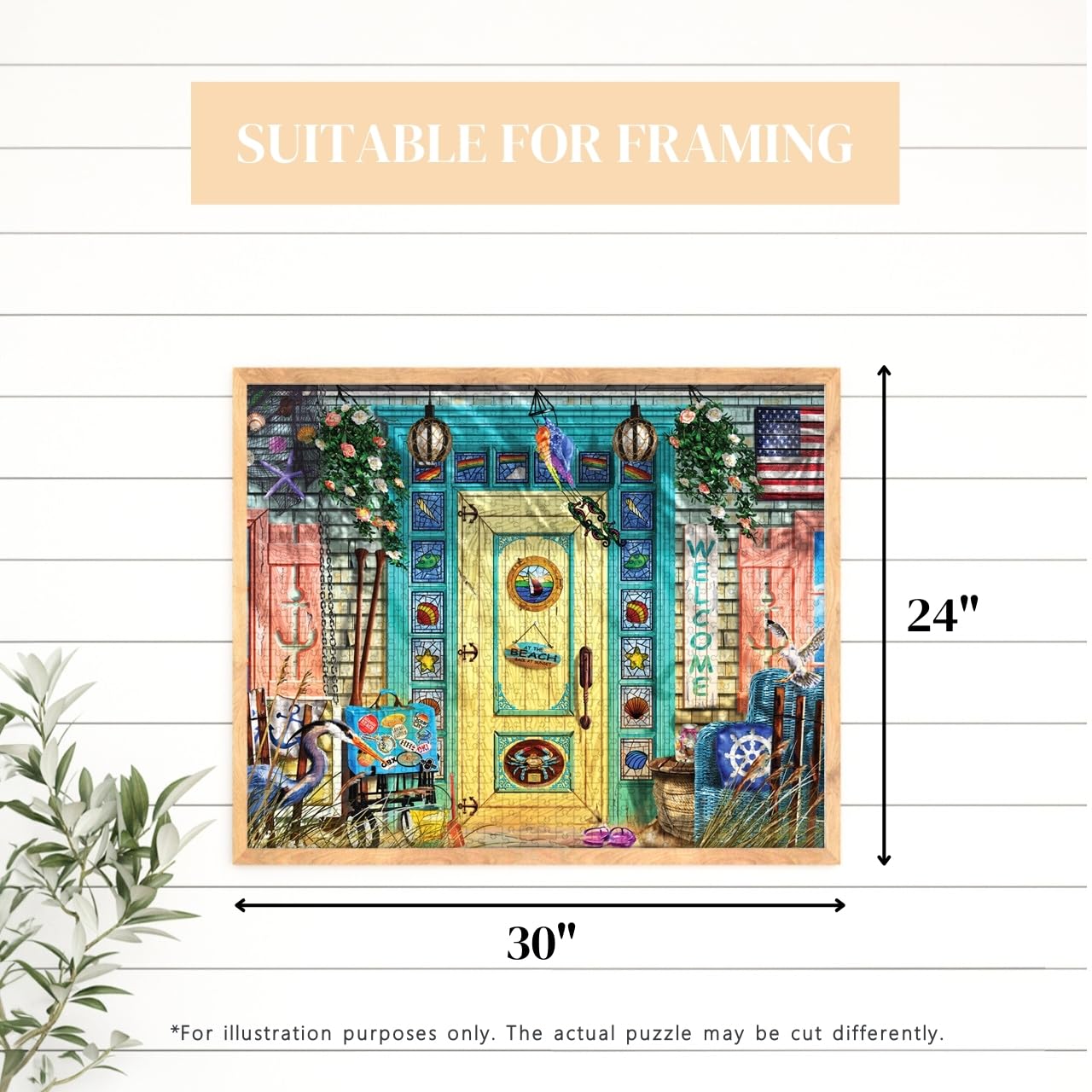 Heritage Puzzles The Beach House - 1000 Piece Jigsaw Puzzle