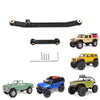Allinrc Scx24 Steering Links Aluminum Steering Linkage Set High-Tightening Links For Axial Scx24 1/24 Upgrades (Black)