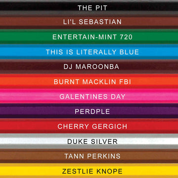 Pun Labs Colors & Recreation-Themed Colored Pencil Set for Fans of Parks & Rec | Set of 12 Parody Pencils with Clever Show Refer