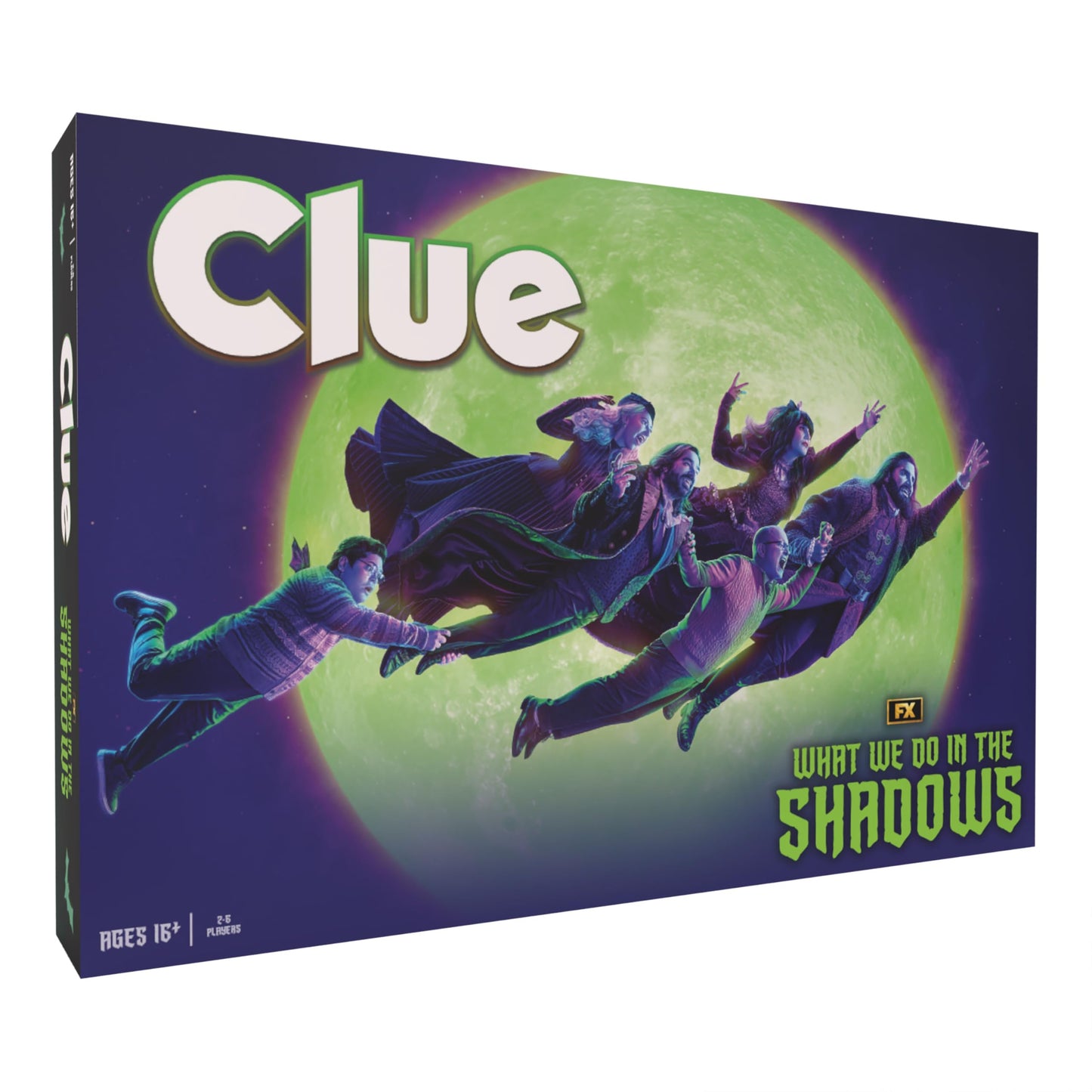 Clue: What We Do In The Shadows, Classic Board Game Inspired By The Fx Tv Series, Solve The Mystery Of The Missing 100% Witch Skin Hat With Laszlo, Nandor, Nadja & More, Officially Licensed Merch