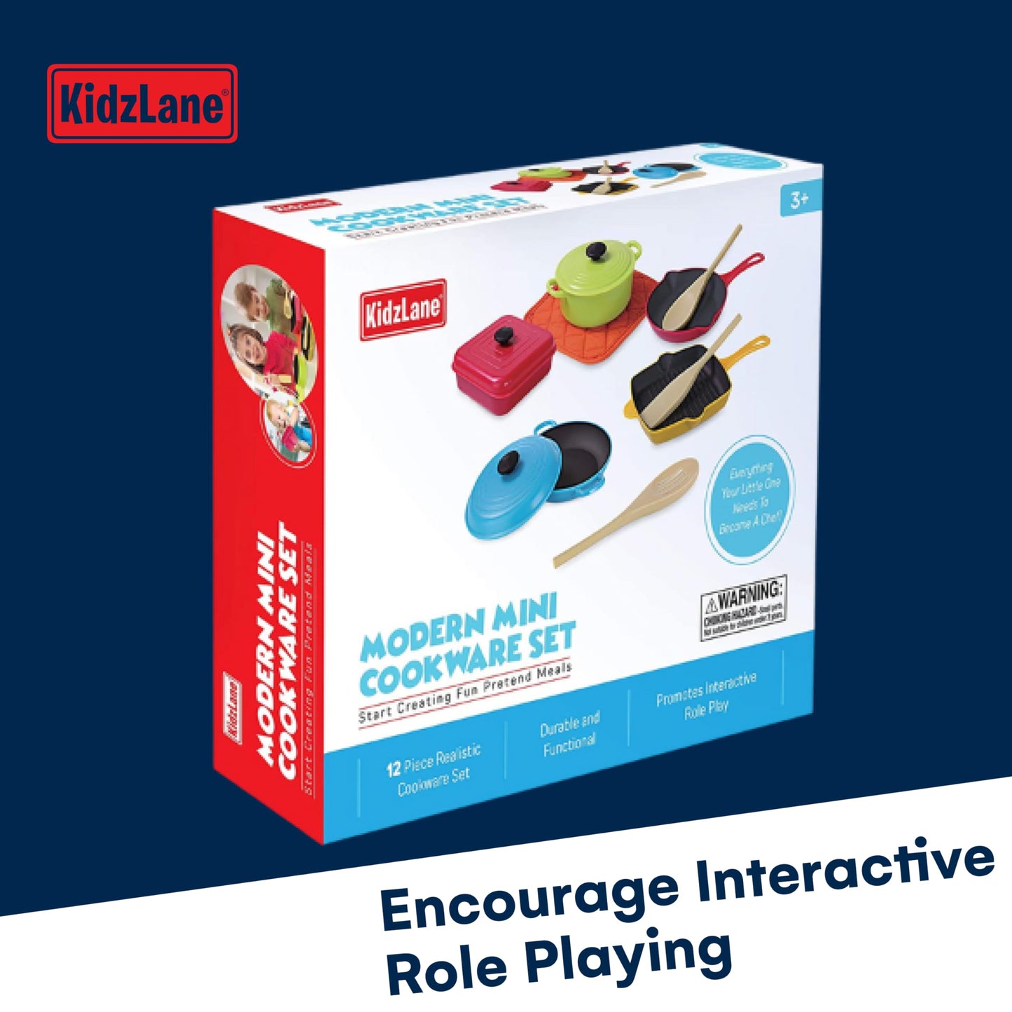 Kidzlane Play Tea Set, 15+ Durable Plastic Pieces, Safe and BPA Free for Childrens Tea Party and Fun