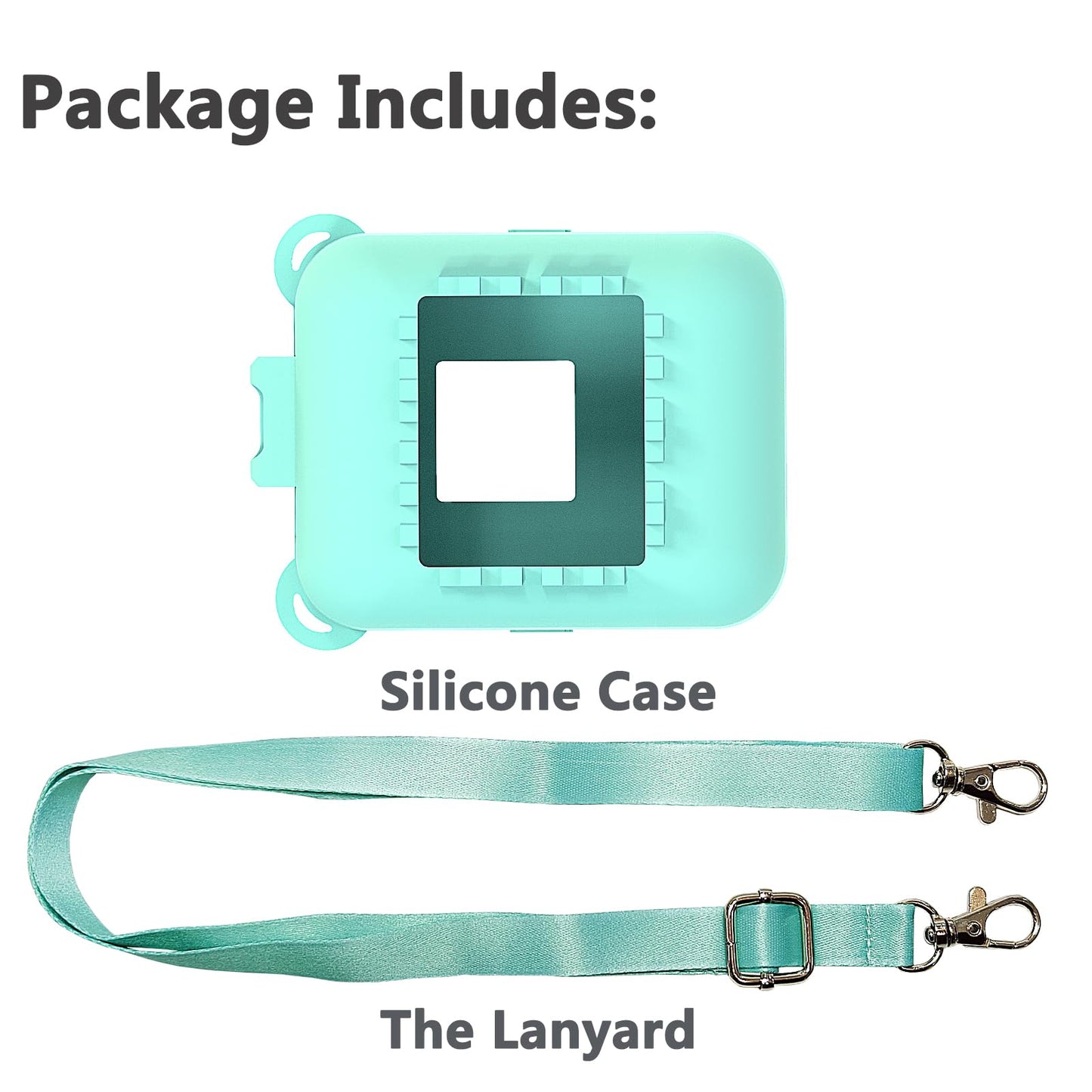 Silicone Cover Case For Bitzee Interactive Toy Digital Pet And Case, Protective Skin Sleeve For Bitzee Virtual Electronic Pets Accessories (Case For Bitzee Original Pet 15 Animals) (Teal)