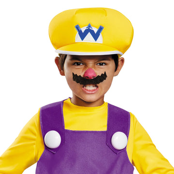 Wario Deluxe Super Mario Bros. Nintendo Costume, Medium/7-8