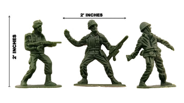 Dondor Enterprises Plastic Classic Assorted Toy Soldiers, 144 Toy Soldier Action Figures