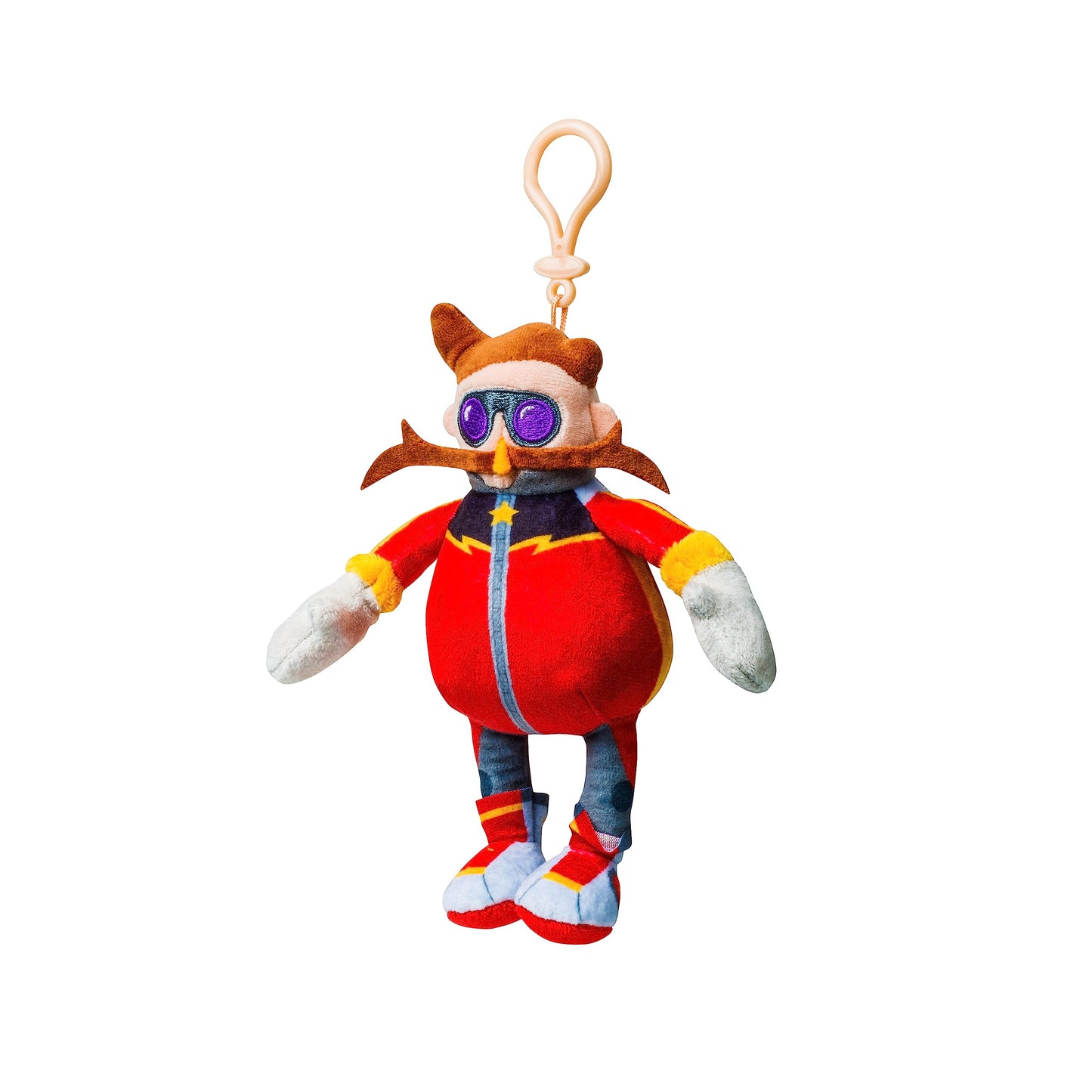 Sonic The Hedgehog Clip On Plush Toy, Series 1, Multicolor, Model SON7004, Random Selection
