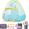 Heypappy Kids Play Tent, Pop Up Play Tent Fishing Shop Theme With Complete Toy Set, Play Toys Play Set For Kids Indoor Outdoor P