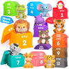 Oriate Animal Toddler Learning Toys, 20Pcs Zoo Animals Sensory Toys For Toddlers 1-3, Counting Animals Color Sorting Montessori