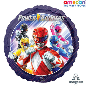 Power Ranger Party Supplies Foil Balloon Bouquet Decoration, Multicolored, Party Accessory, 5th Birthday