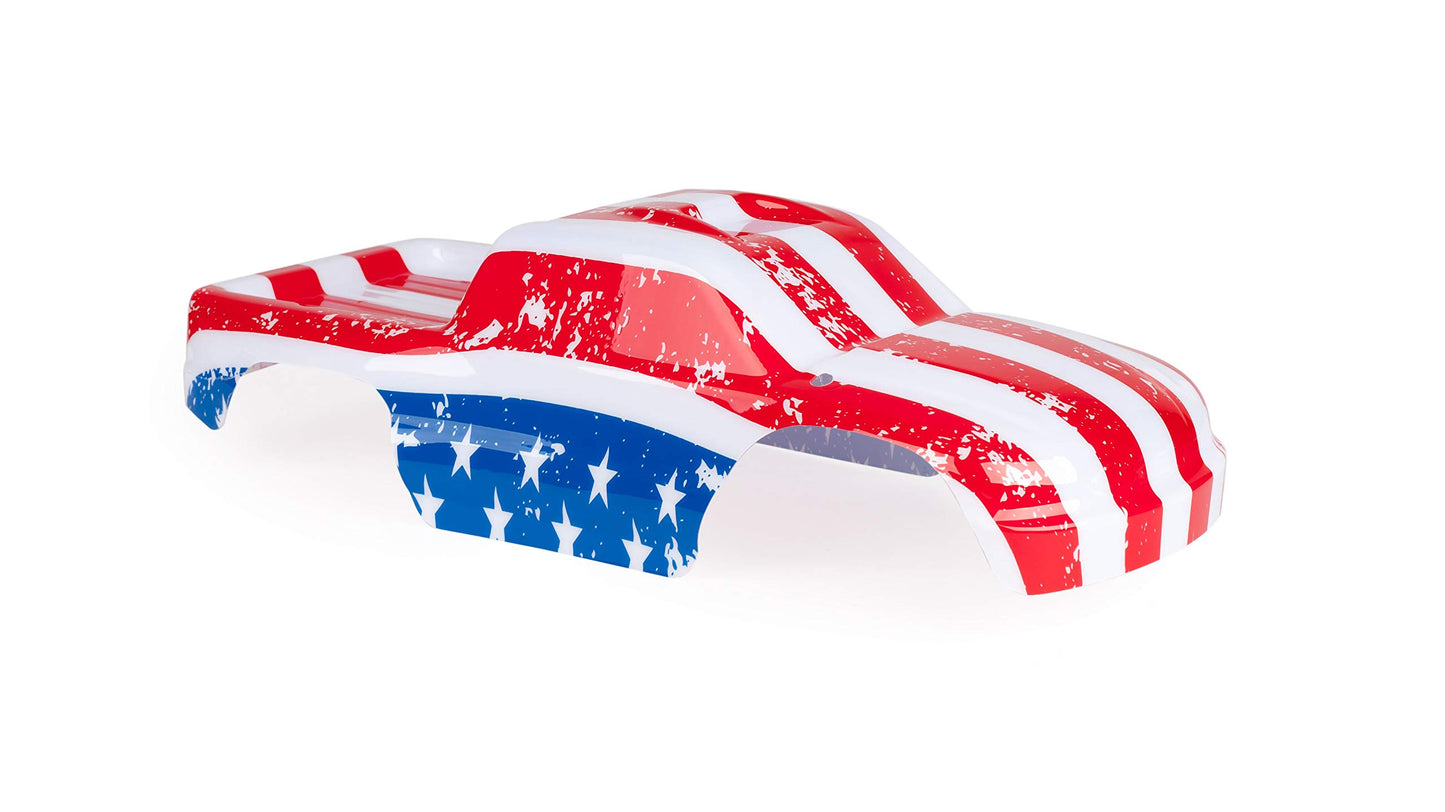 Summitlink Custom Body Compatible For 1/10 Scale Rc Car Or Truck (Truck Not Included) (Flag Strip)