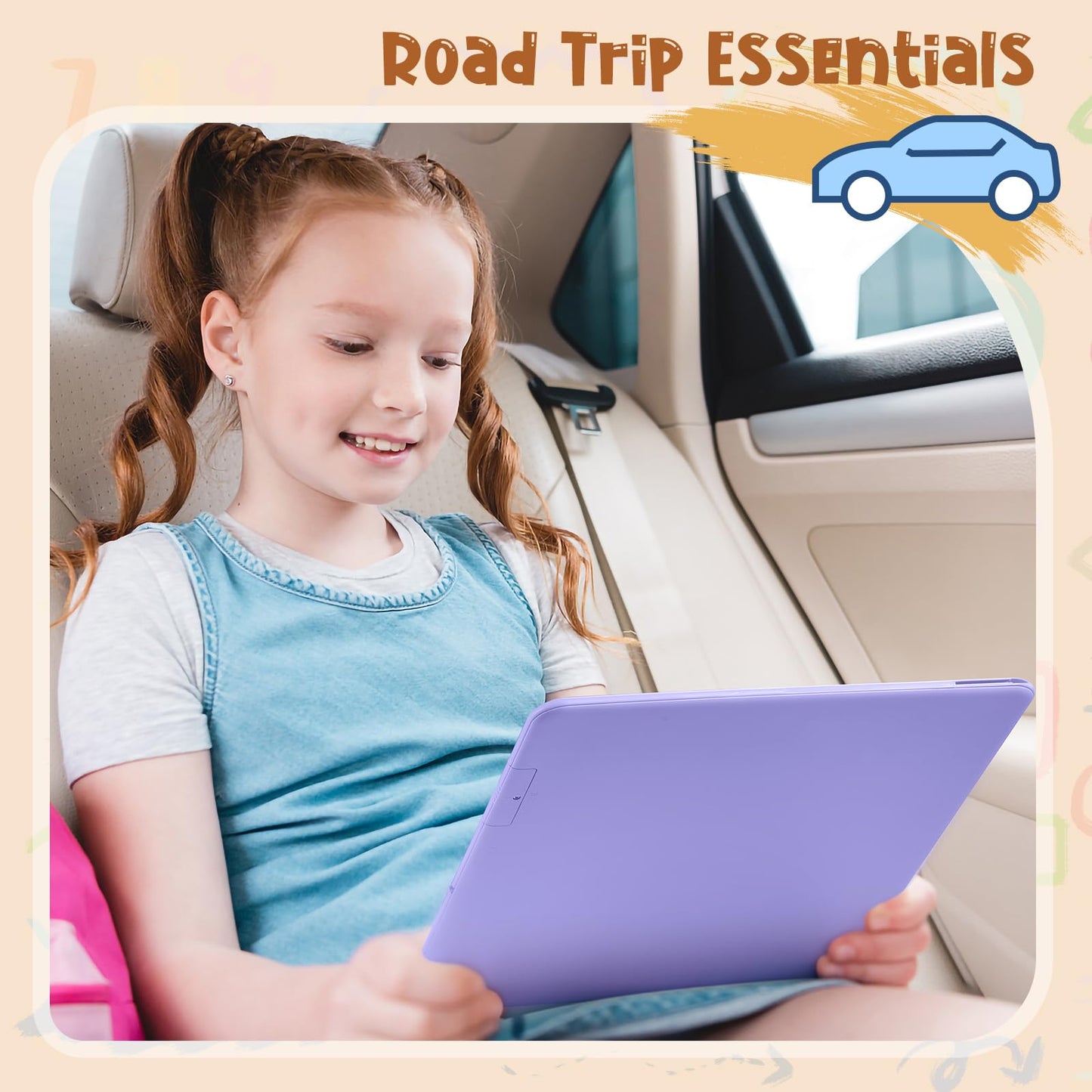 LCD Writing Tablet for Kids, Kidopire 15 Inch Large Screen Doodle Board, Colorful Drawing Writing Board Tablet Kids Age 3-12+ Bi