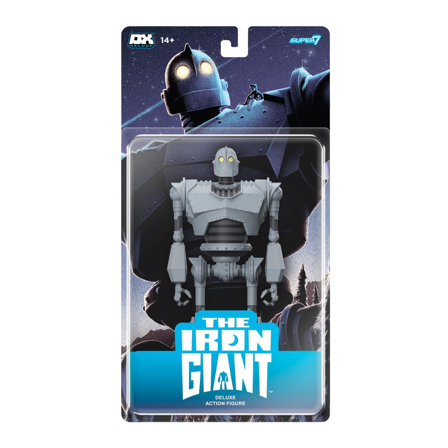 Super7 Deluxe The Iron Giant - 7'' Iron Giant Action Figure Classic Animated Movie Collectibles And Retro Toys