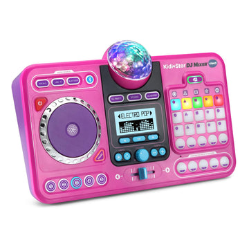 VTech Kidi Star DJ Mixer - Pink, 14.4" x 9.3" x 3.6", Plastic, Model 80-547335