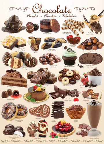 Eurographics Chocolate 1000-Piece Puzzle
