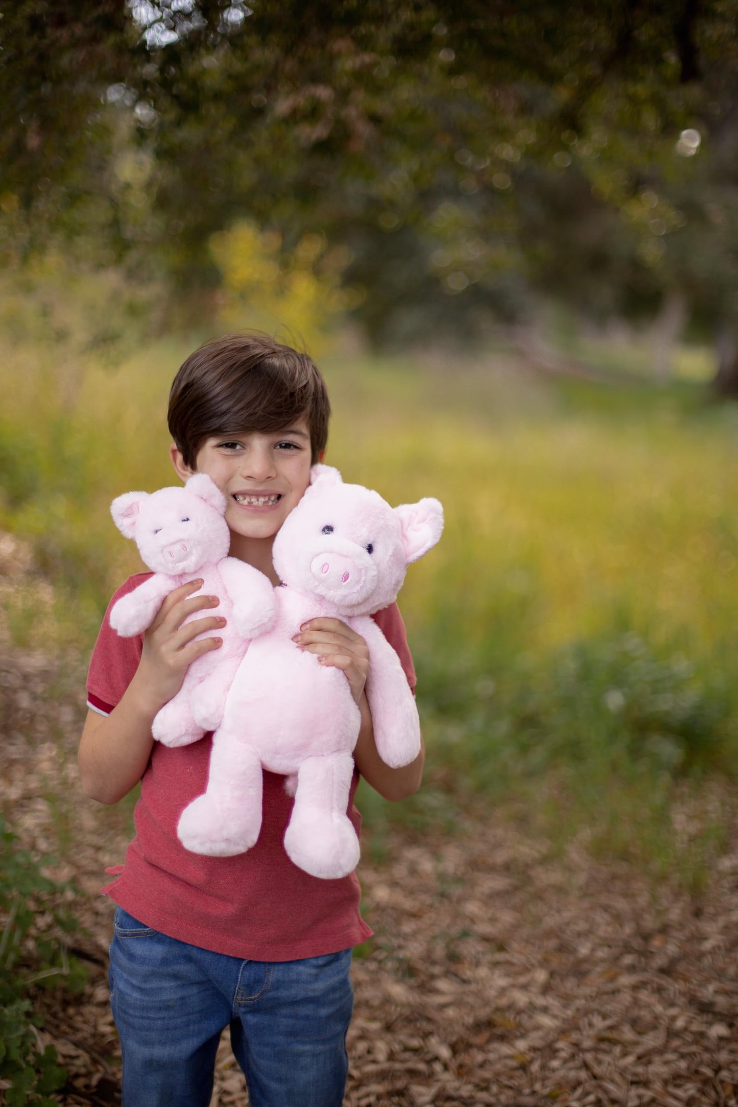 Worlds Softest Plush Pugs Pig, Lushee, Large, 16 Stuffed Animal for Baby, Toddler, Kids, Adults - Pig Plush Toy-Adorable Toy Ma