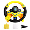 Yiyzaof Kids Steering Wheel Toy For Car With Light And Music,Suction Cups Base-Interactive Simulated Driving Toy Steering Wheel