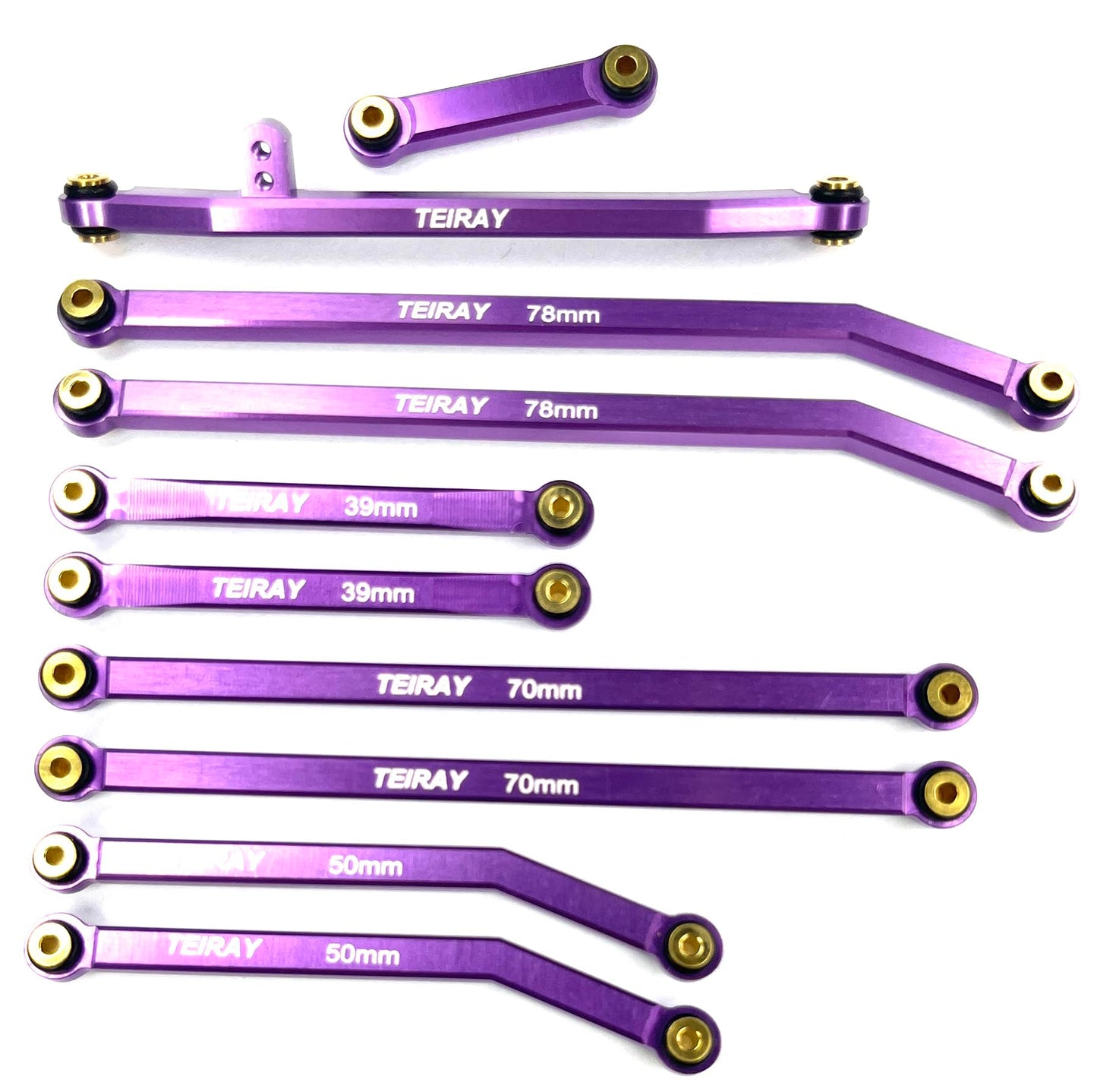 TEIRAY SCX24 Links Upgrades High Clearance RC Crawler Car Steering Rod Tie for SCX24 Gladiator 1/24 RC Crawler Car Axial AXI0000