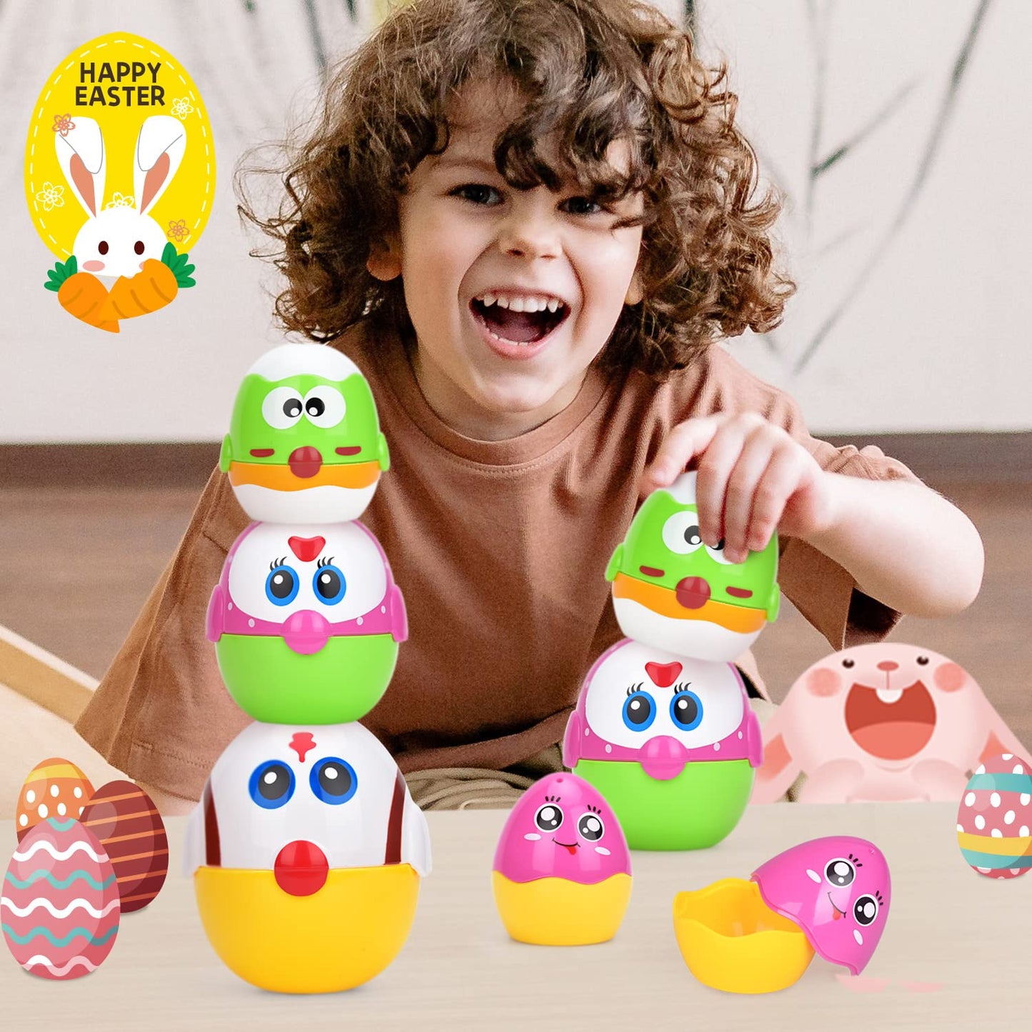 Voice Motion & Clap Activated Prank Stickers 60 Pack