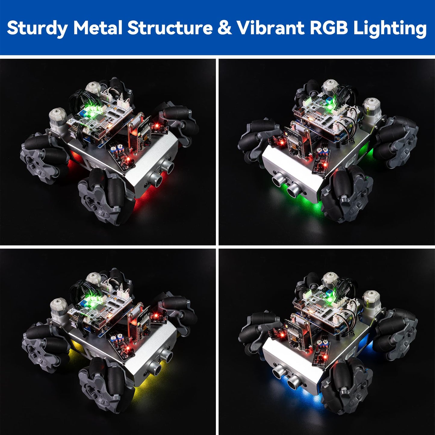 Sunfounder Smart Robot Car Kit Compatible With Arduino Uno R3, Fpv, Esp32 Cam, App Romote Control, Educational Toy Robotic Kit For Teens And Adults