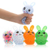 Banerle 4 Pack Squishy Easter Bunny Stress Balls Toys For Adults, Stress Relief Fidget Balls To Relax, Easter Party Favor Gifts,