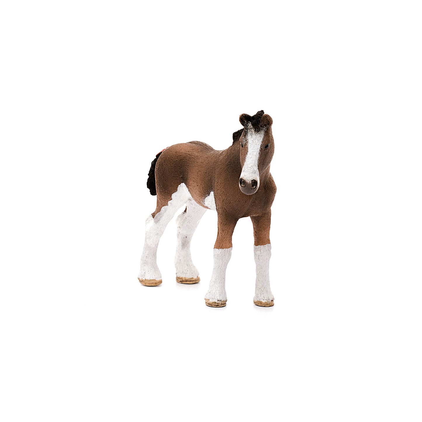 Schleich Farm World, Farm Animal Horse Toys For Kids And Toddlers, Clydesdale Foal Figurine, Ages 3+