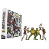 THE LOYAL SUBJECTS Teenage Mutant Ninja Turtles BST AXN Foot Soldiers and Michelangelo + Leonardo Comic Inspired Combo 4-Pack - Diamond PX 40th Anniversary limited availability (BATMNTMRG4PK02)