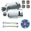 BUMPKAI 2PCS 24V RS555 High-Speed 19T Motor for Kids Ride On Cars - 35000RPM Upgrade for 12V, 18V, 20V,