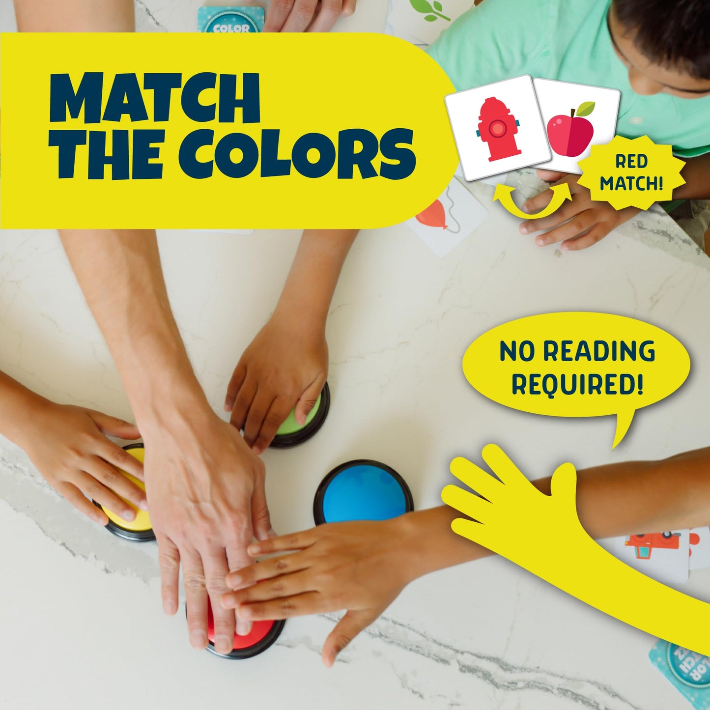 Chuckle & Roar Category And Matching Family Game Night Buzzers