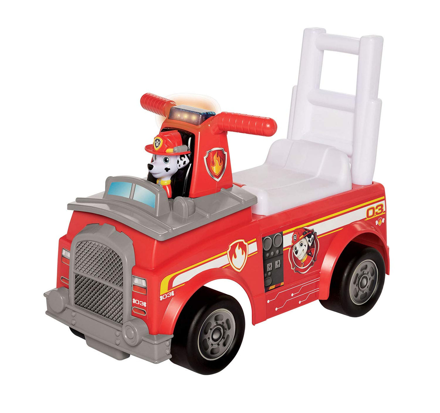 Paw Patrol Kids Ride On Marshall Fire Truck Ride-On With Lights And Sounds