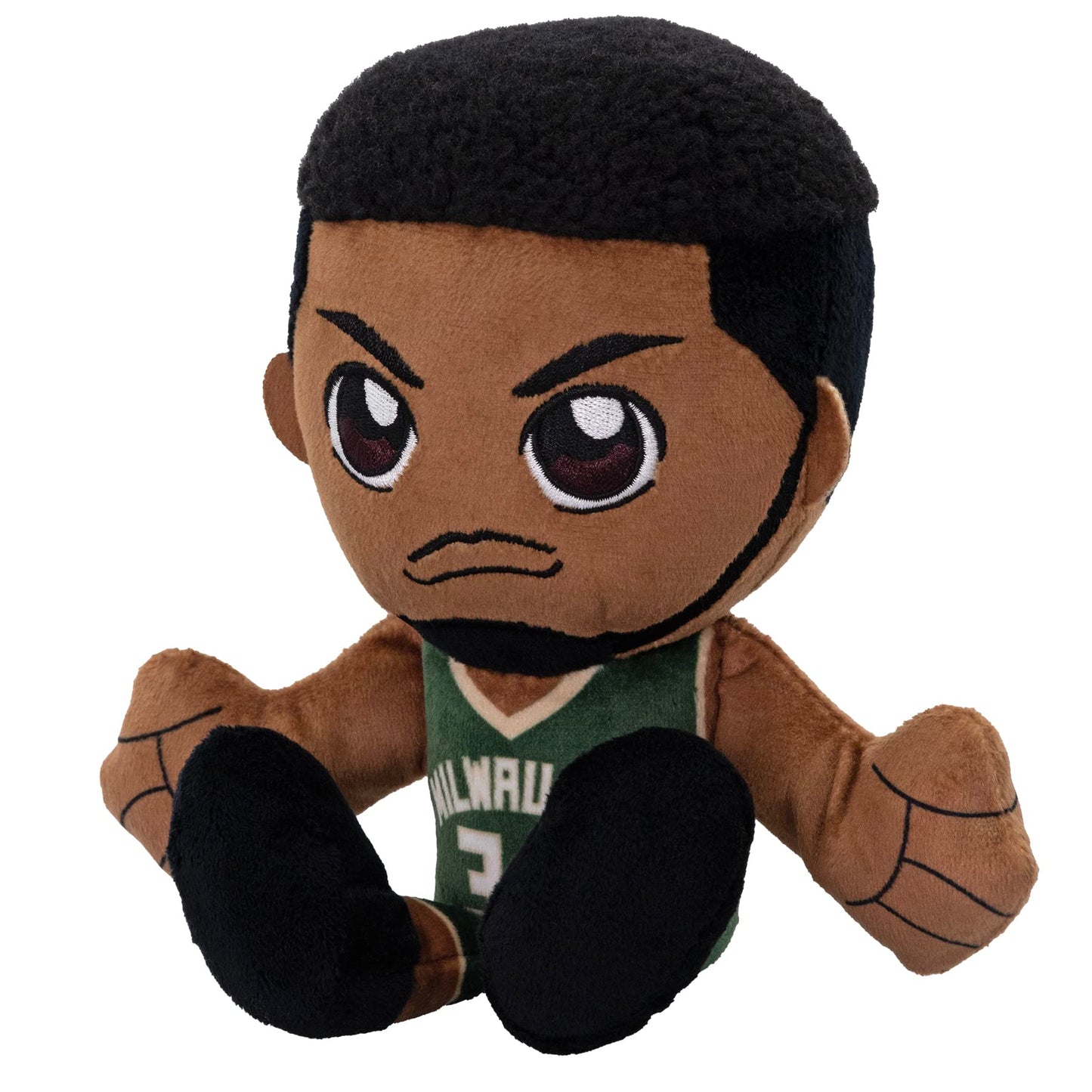 Bleacher Creatures Milwaukee Bucks Giannis Antetokounmpo 8' Kuricha Plush - Soft Chibi Inspired Nba Superstar