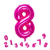 32 Inch Pink Number 8 Balloons Foil Ballon Digital Birthday Party Decoration Supplies (Pink Number 8 Balloon)