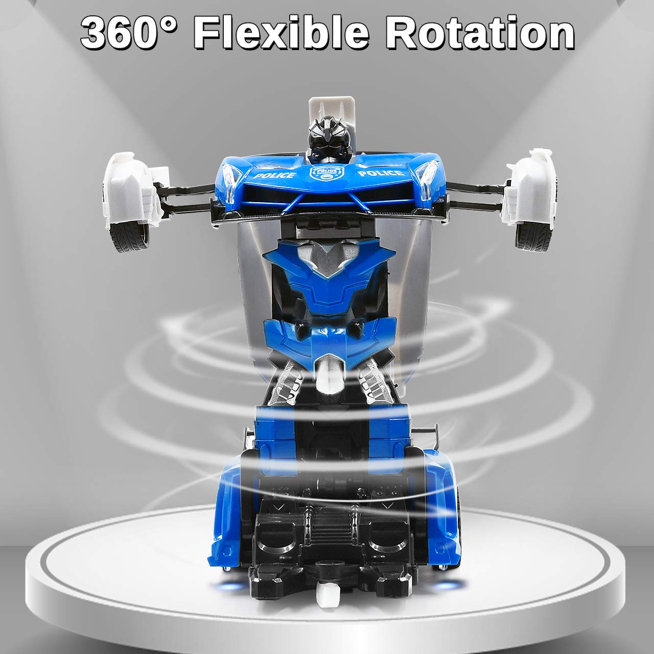 Remote Control Car,Transform Robot RC Car Age 3 4 5 6 7 8-12 Years Old for Kids, Deformation Car Model Toy Gift for Children,One