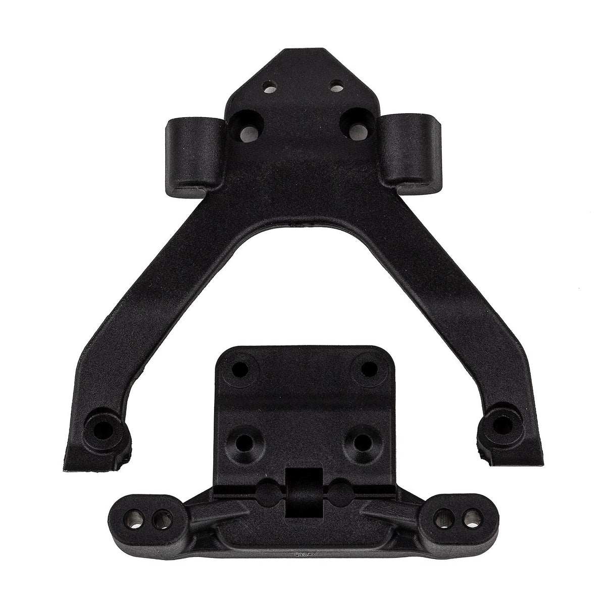 Team Associated RC10B6.4 Front Top Plate and Ballstud Mount Angled Replacement