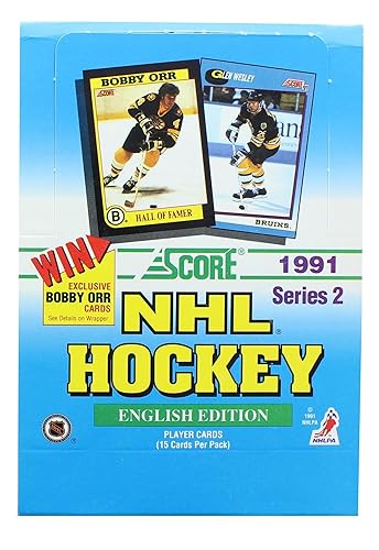 SCORE 1991/92 Canadian English Series 2 Hockey Hobby Box - Paper Collectible