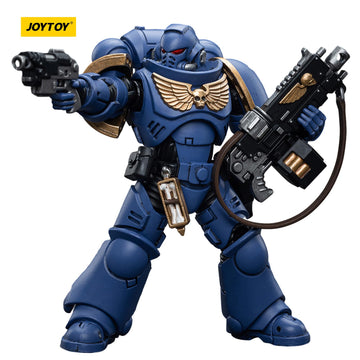 Joytoy Warhammer 40K Ultramarines, Ultramarines Intercessors 1/18 Action Figure, Dedicated To You Who Love Collecting