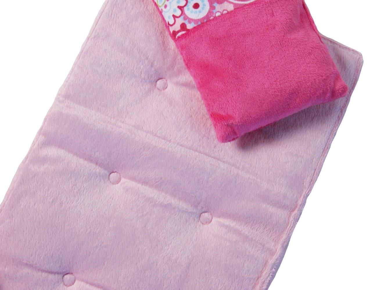 18'' Doll Mattress & Bedding Set, Pink Floral