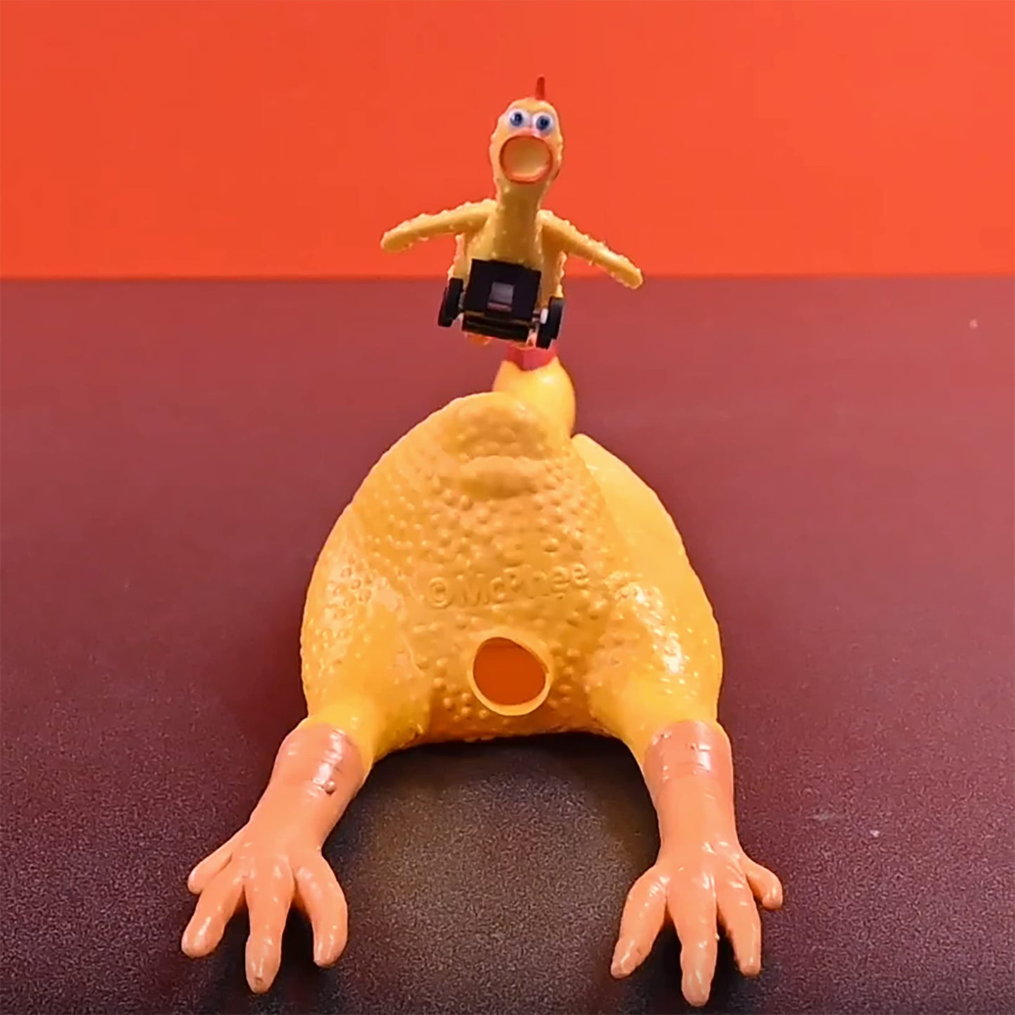 Mcphee Archie Racing Rubber Chickens - 3 Piece Set