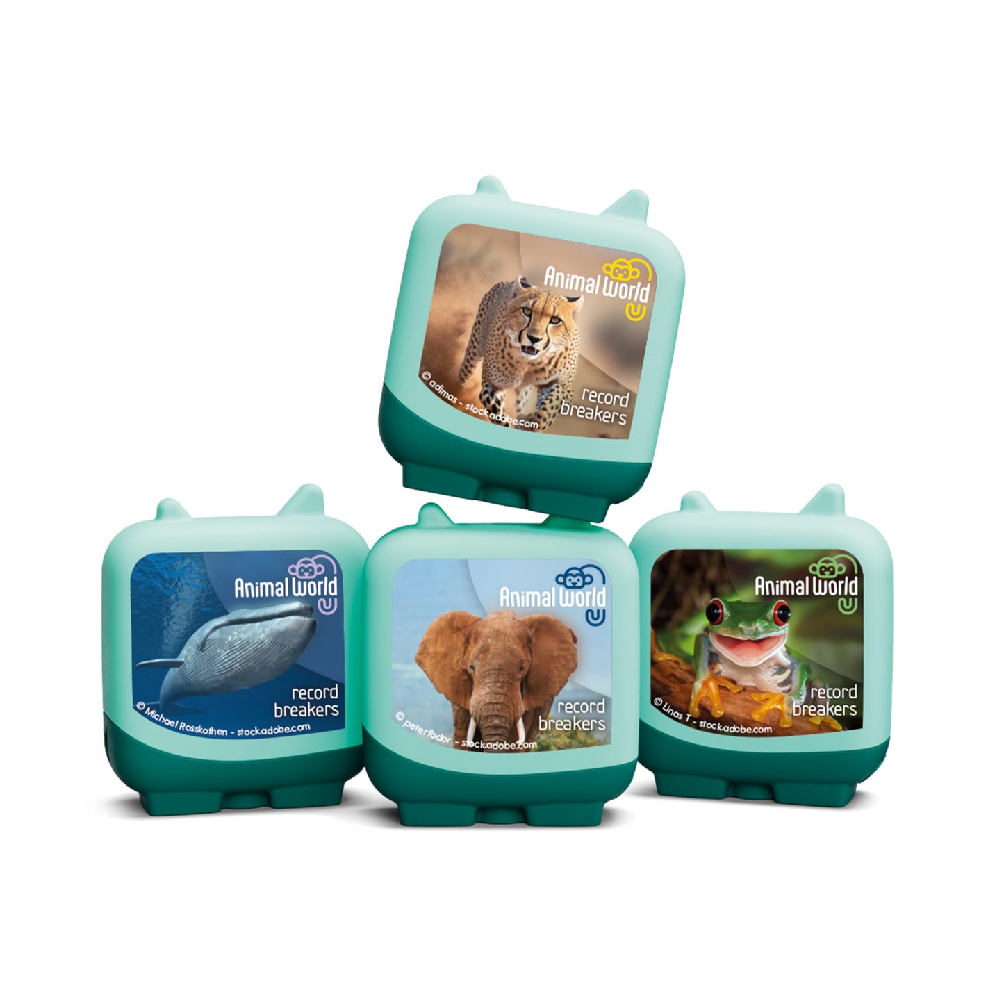 Tonies Animal World: Record Breakers Clever Set - 4 Pack