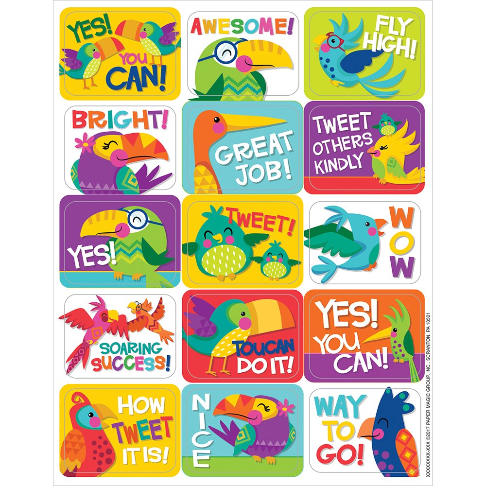 Eureka You Can Toucan Stickers - Success