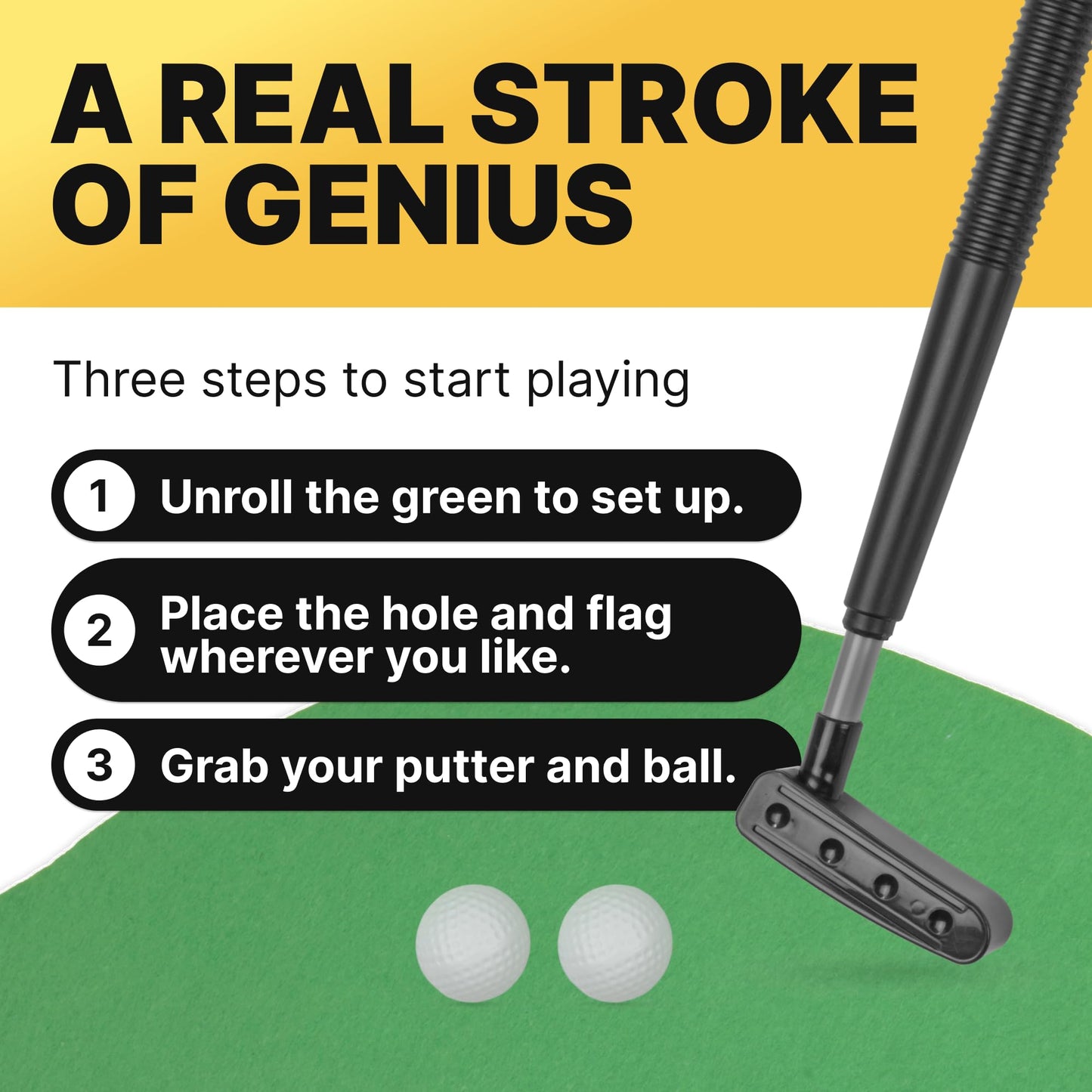 Potty Putter Toilet Time Golf Game