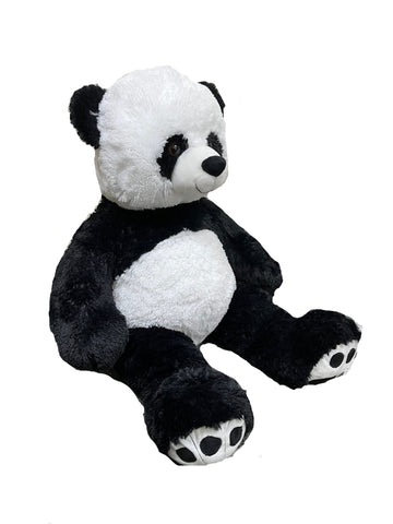 Anico 36' Tall (3 Feet) Plush Panda Bear With Embroidered Paws And Smiling Face