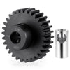 Brkrc Steel 32P 5Mm Pinion Gear 25T 26T 28T 29T 30T 31T 32T 33T 34T 35T 36T 37T 38T Motor Gears For 1/10 1/8 Rc Car Parts (30T)