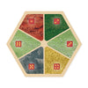 Tabletop Monthly Amalgam Multi-Resource Replacement Hex Scenario compatible with Catan's Settlers of Catan, Seafarers, Cities an