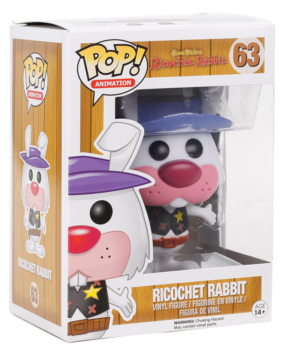 Funko Hanna-Barbera Flocked Ricochet Rabbit Pop! Vinyl Figure Exclusive