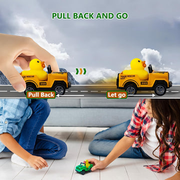 Yatics 24 Pack Movable Rubber Ducks For Jeep Ducking, Pull Back Duck For Jeep Ducking, 2.9 Inch Suitable Size, Unique Rubber Duc