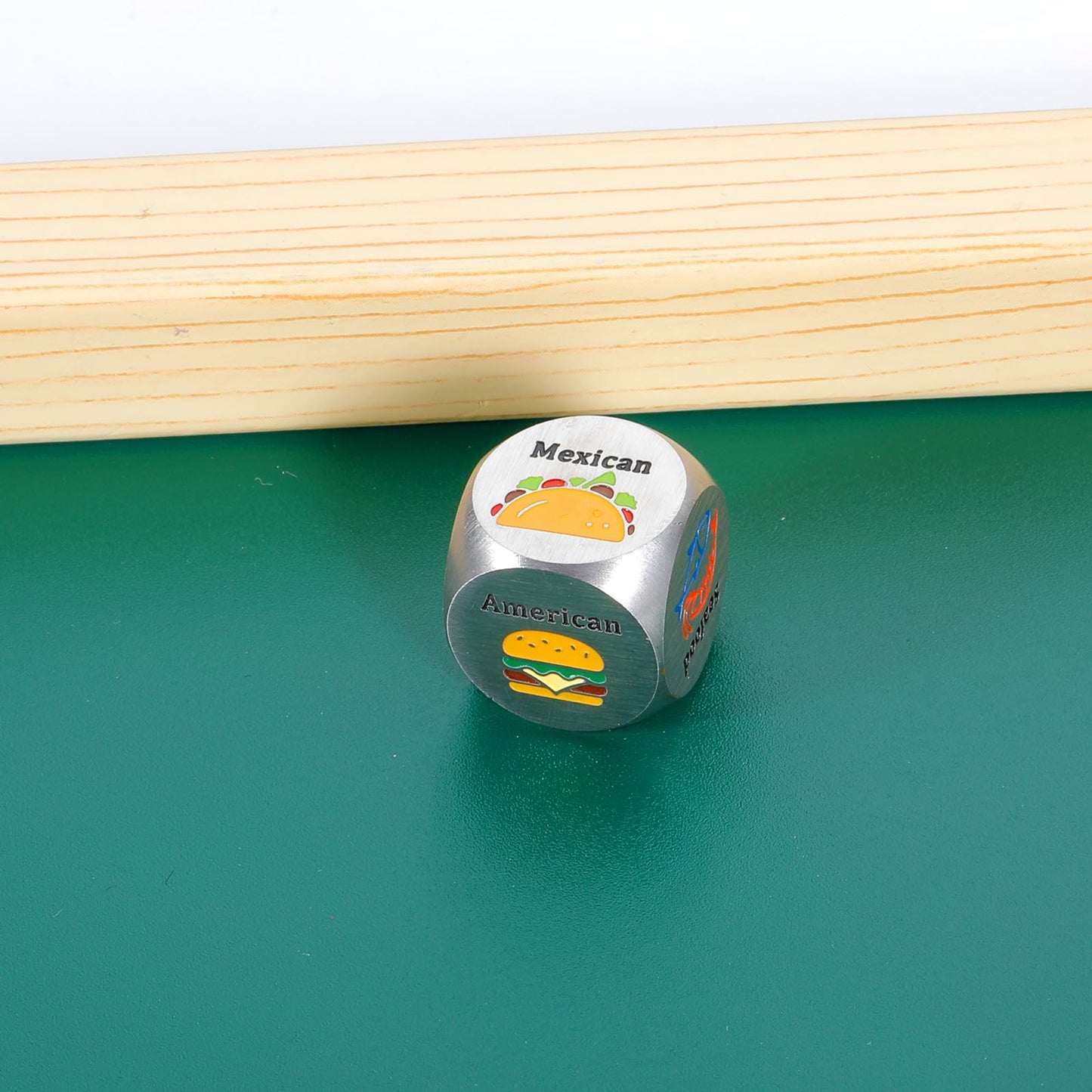 Food Decision Dice for Couple 25th Anniversary Day Gifts for Couple 11th Anniversary Steel Gifts Bridal Shower Gifts Couple Game